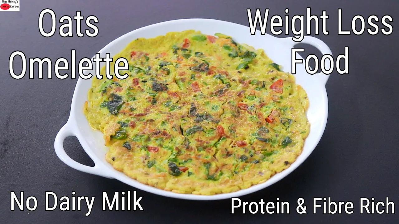 Oats Omelette For WEIGHT LOSS - Healthy Breakfast / Dinner Recipe - Oats Egg Omlet   Skinny Recipes