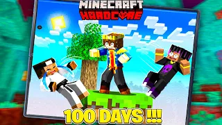 100 days In ONEBLOCK MOBILE in Hardcore Minecraft 😱 | Twist