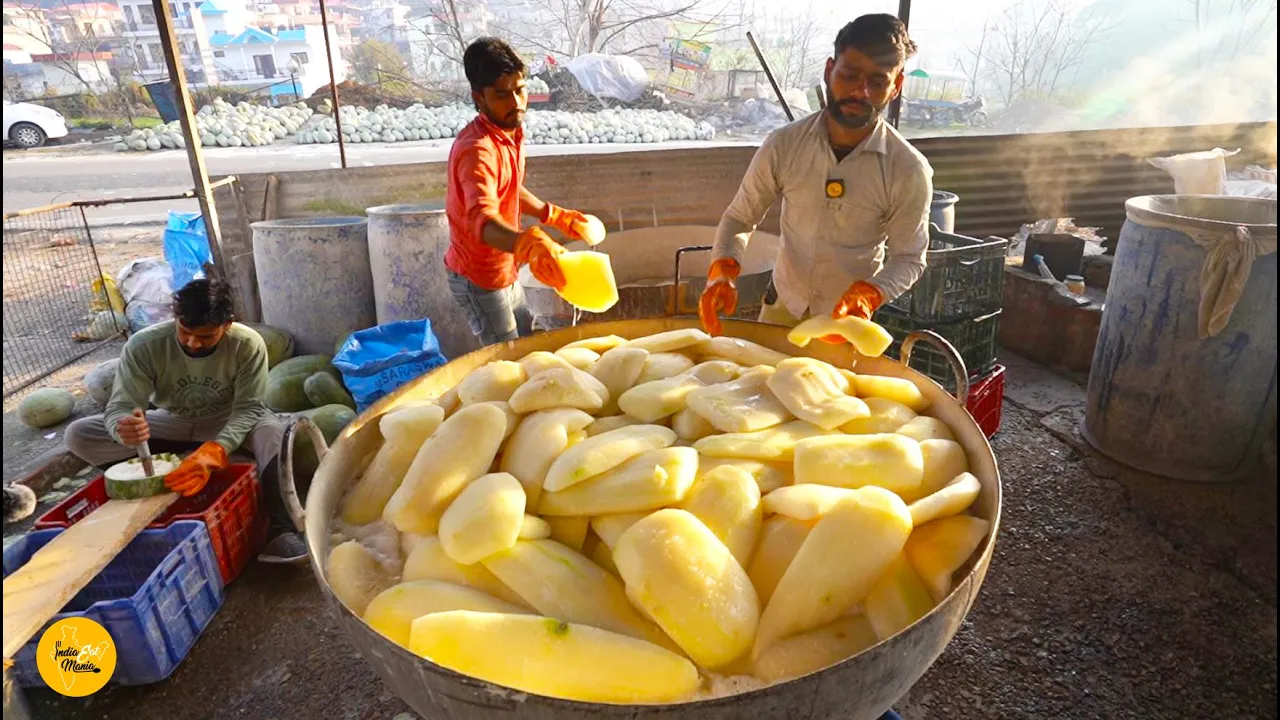 Himachal Biggest Petha Mega Factory Daily 1000 Kg Petha Making Rs. 120/- Only l Hamirpur Street Food