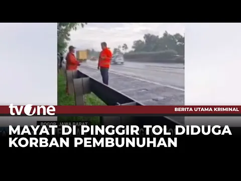 GEGER!! Mayat Tanpa Identitas Ditemukan di Pinggir Tol Bogor