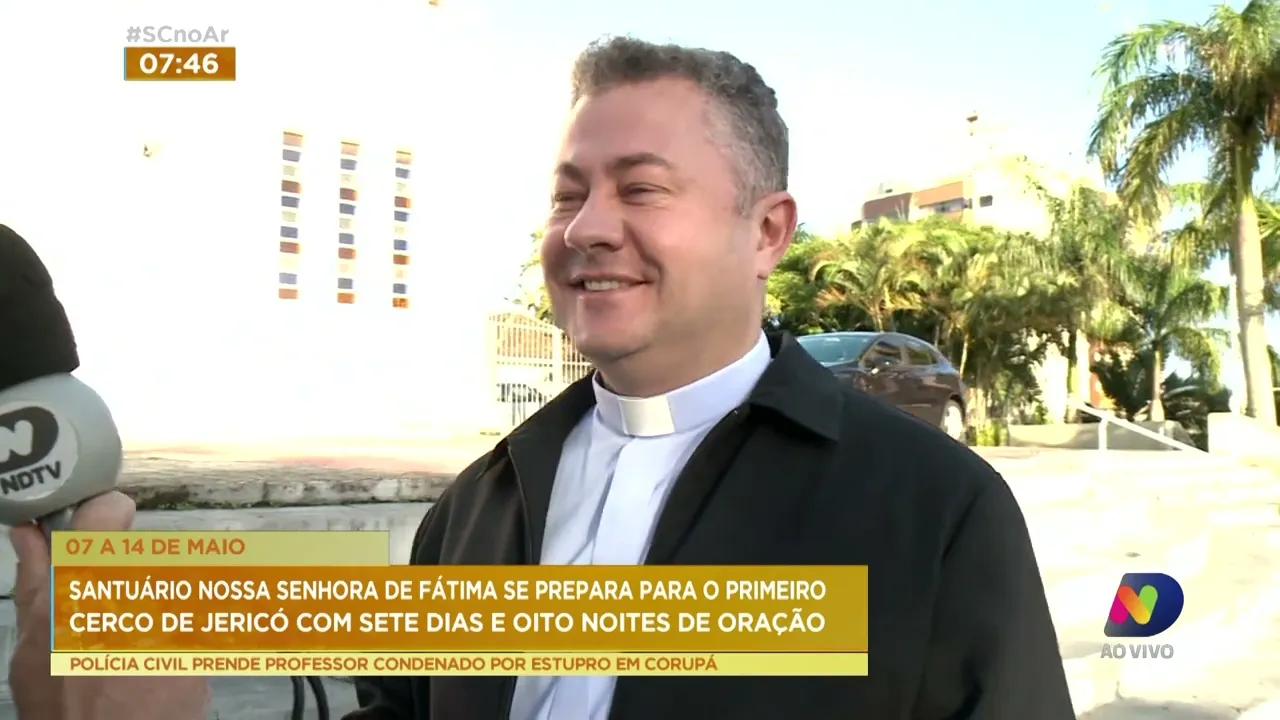Santuário Nossa Senhora de Fátima se prepara para o primeiro Cerco de Jericó