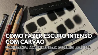 Como fazer escuro intenso com carvão