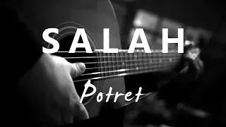 salah melly goeslaw potret acoustic karaoke 