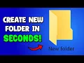 How To Create A New Folder In Laptop Create New Folder In Windows 10 11