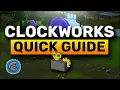 How to Make Clockworks on OSRS as an Ironman Old School Runescape Quick Guide