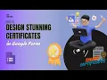 Design Stunning Certificates Using Google Slides with Smart Certificates Template Tutorial