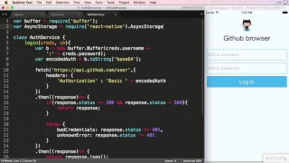 30 Using AsyncStorage to store Authentication Details Info