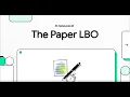 How to do a Paper LBO Private Equity Interview Prep