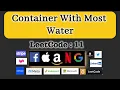 Container With Most Water LeetCode 11