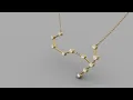 SCORPIO - Zodiac Constellation Celestial Jewelry Necklace for Juniors