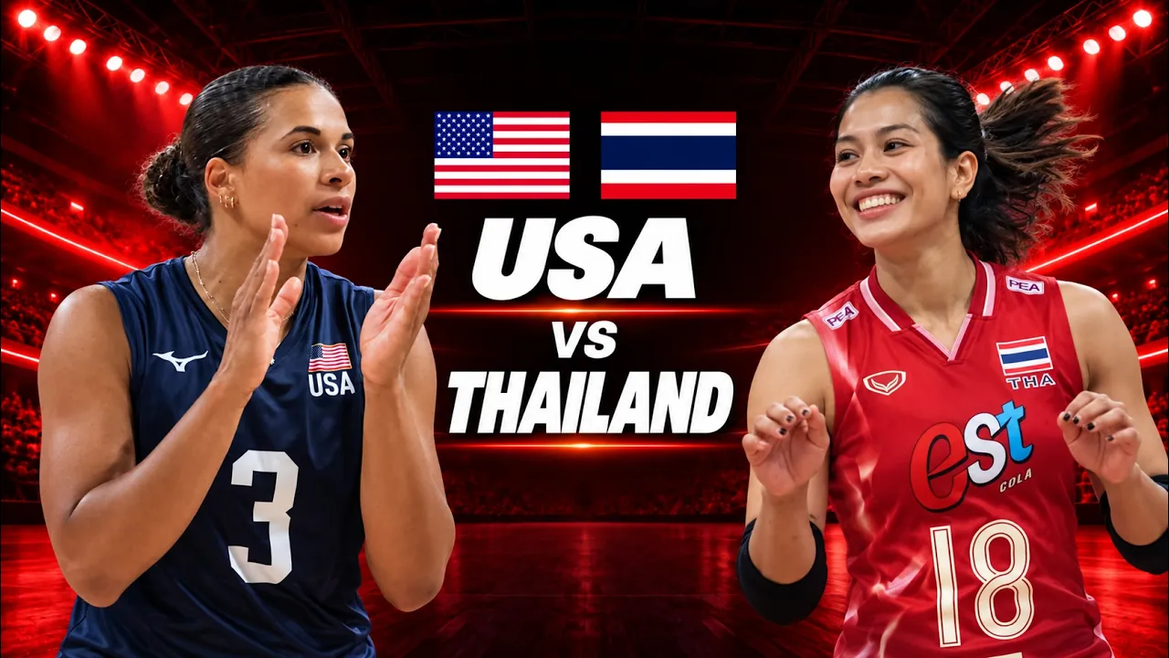 USA vs Thailand Epic Volleyball Battle Highlights
