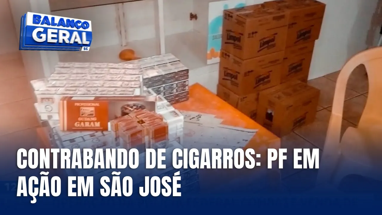 Polícia Federal realiza operação contra contrabando de cigarros em SC