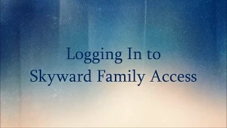 Logging In