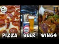 Pizza Wings Review 9 Mile Brewing opens Creekside Kitchen Chef Isaac Interview Craft Brewery