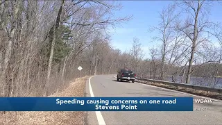 Residents living on a road in concerned about number of speeding vehicles