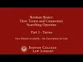 Boolean Basics Part 1 Terms
