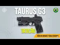 Taurus G3 with recoil compensator and flashlight rail