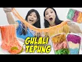 BIKIN GULALI TEPUNG RAMBUT NENEK WARNA WARNI