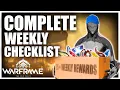 The Complete Warframe Weekly Routine Guide 2026 - Never Miss Rewards Again