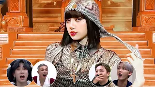 IDOLS Reaction To LISA Appearance In Kingdom SKZ BTOB ATEEZ SF9 
