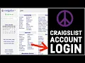 Sign in Craigslist How to Login to Your Account on Craigslist 2024