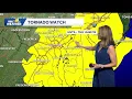 Severe threat this evening in the Baltimore area