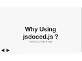 Why Using Jsdoced Javascript