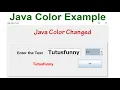 Java Color Change Example