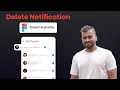 Delete Notification Animation UI Animation Figma Micro Interaction Smart Animate