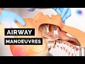 Airway Manoeuvres BLS Head-Tilt Chin-Lift Jaw Thrust ABCDE Emergency OSCE Guide PLAB 2
