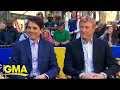 with Karate Kid Ralph Macchio and William Zabka l GMA
