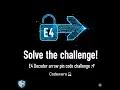 Solve the challenge E4 Decoder arrow pin code challenge Codewars