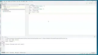 Learning Python - Exercises on Variables expressions and Statements Exercise 2
