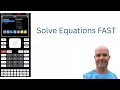 How to Solve Any Equation with nSolve TI Nspire