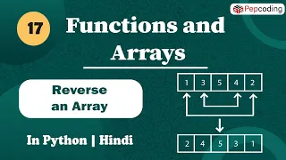 Reverse an Array Module Basics of programming In Hindi Python - 17