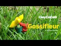 Sword and Shield  8 Generation Pokemon Gossifleur Clay art : In the flower Garden