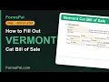 How to Fill Out a Vermont Cat Bill of Sale Free Fillable PDF Step by Step