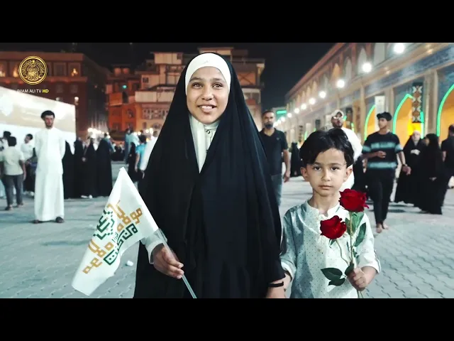 ⁣نور كلمات الولاية يشرقُ بأسطر الولاء على جدار البيعة الغديري