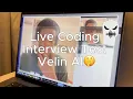 How to pass live coding interview test with Velin AI