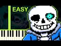 MEGALOVANIA UNDERTALE - EASY Piano Tutorial
