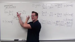 Operations of Functions Precalculus - College Algebra 5