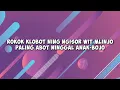 JOKO TINGKIR - || 3 Pemuda Berbahaya feat Veni Nurdaisy || Lirik cover