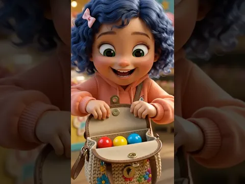 Cute Girl and Colorful Gumballs!