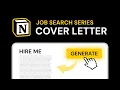 Notion Cover Letter Generator - Create Custom Letters INSTANTLY