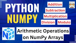 L7 Arithmetic Operations on NumPy Arrays Python NumPy Coding Tutorial Hindi Beginner to Expert