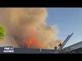 Explosive fire following domestic disturbance