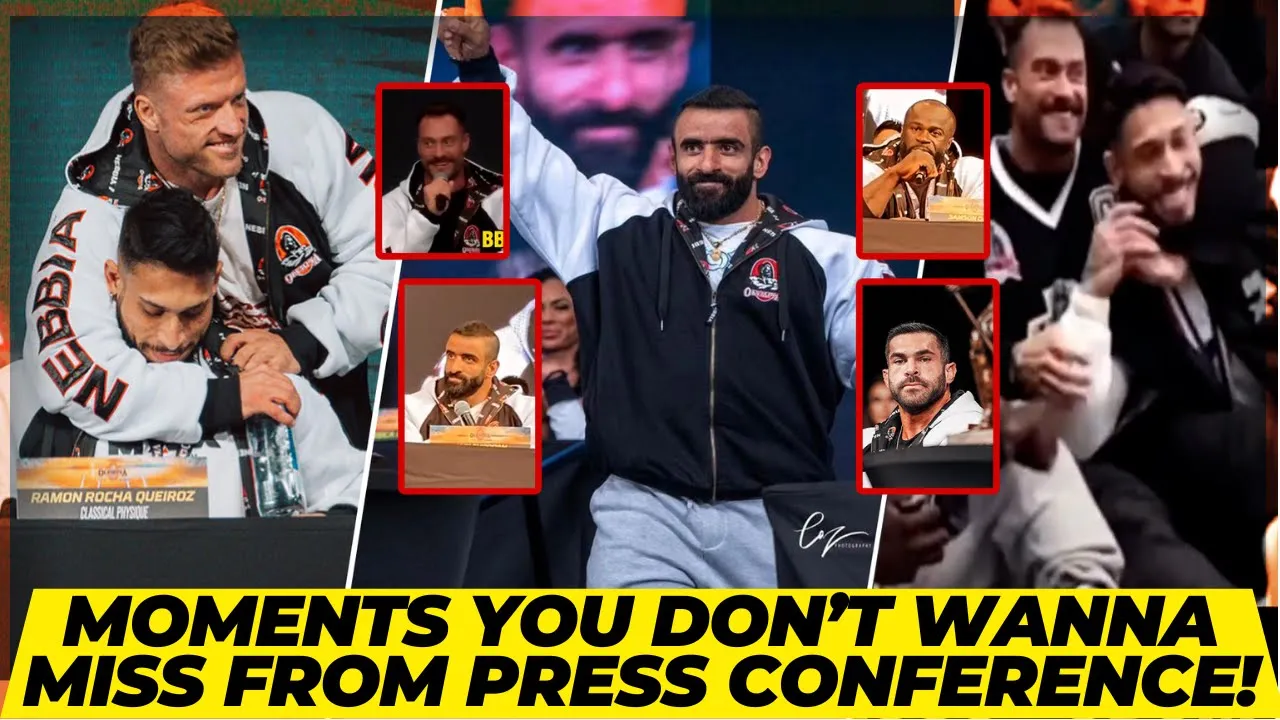 Awesome moments from 2023 Mr Olympia  Press Conference + Chris & Ramon having fun + Samson vs Hadi