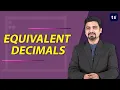 Learning concept of Equivalent decimals Maths Decimal numbers Equivalent decimals