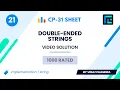 Double-ended Strings Solution 1000 Rated TLE CP-31 Sheet Best Codeforces Problems