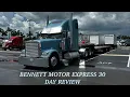 Bennett Motor Express 30 Day Review Trucker Vlog Owner Operator Trucking Freightliner Classic
